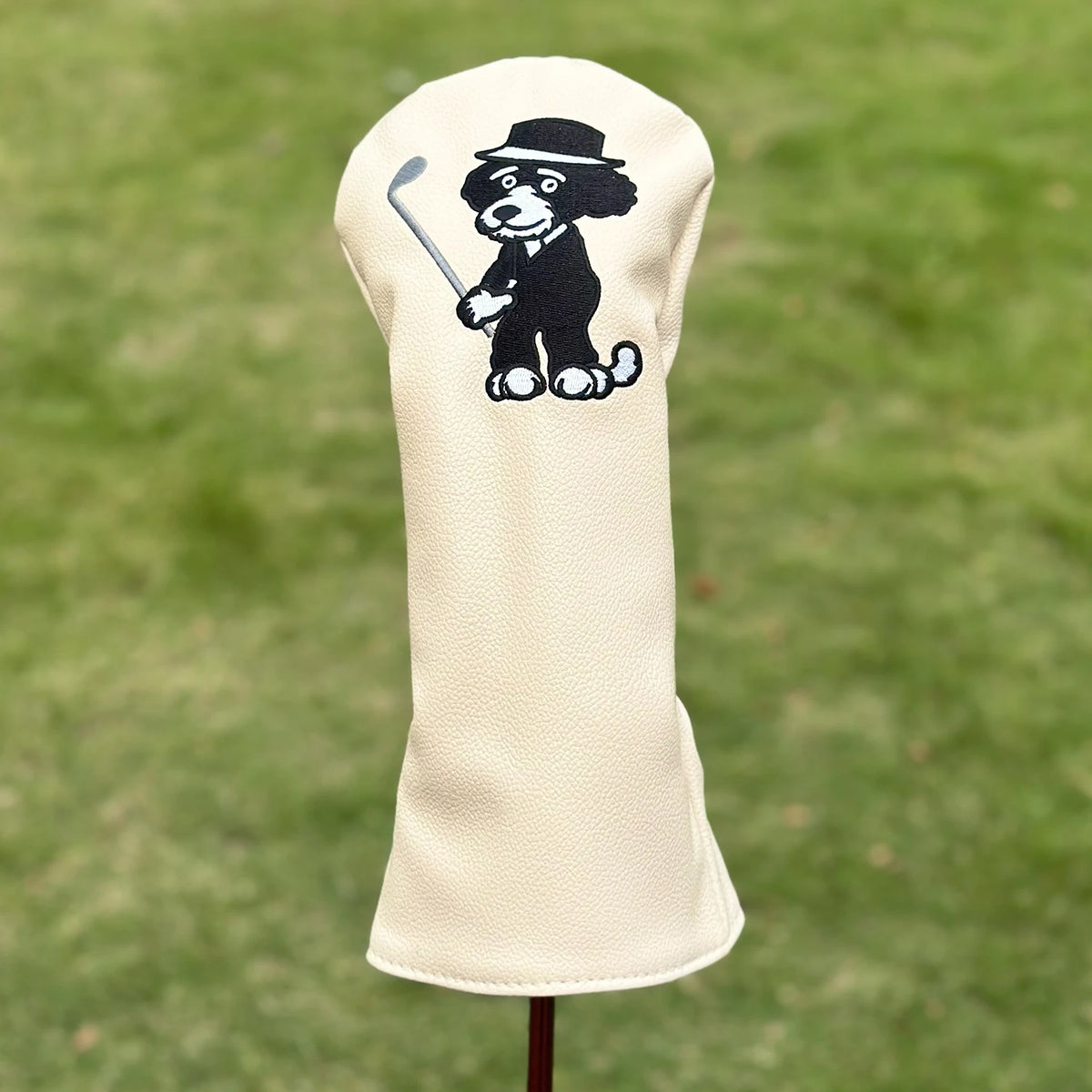 犬 紳士デザイン ゴルフヘッドカバー