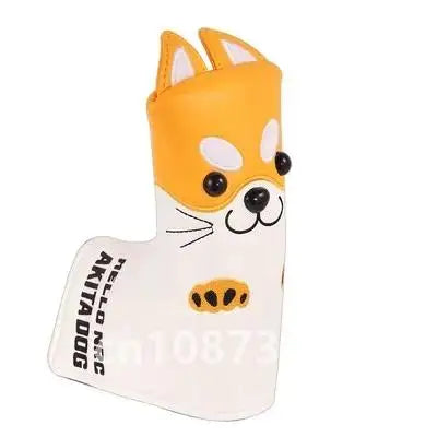 秋田犬 立体デザイン ゴルフヘッドカバー