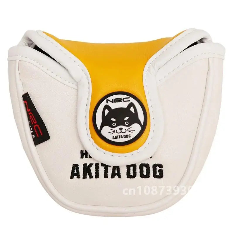 秋田犬 立体デザイン ゴルフヘッドカバー