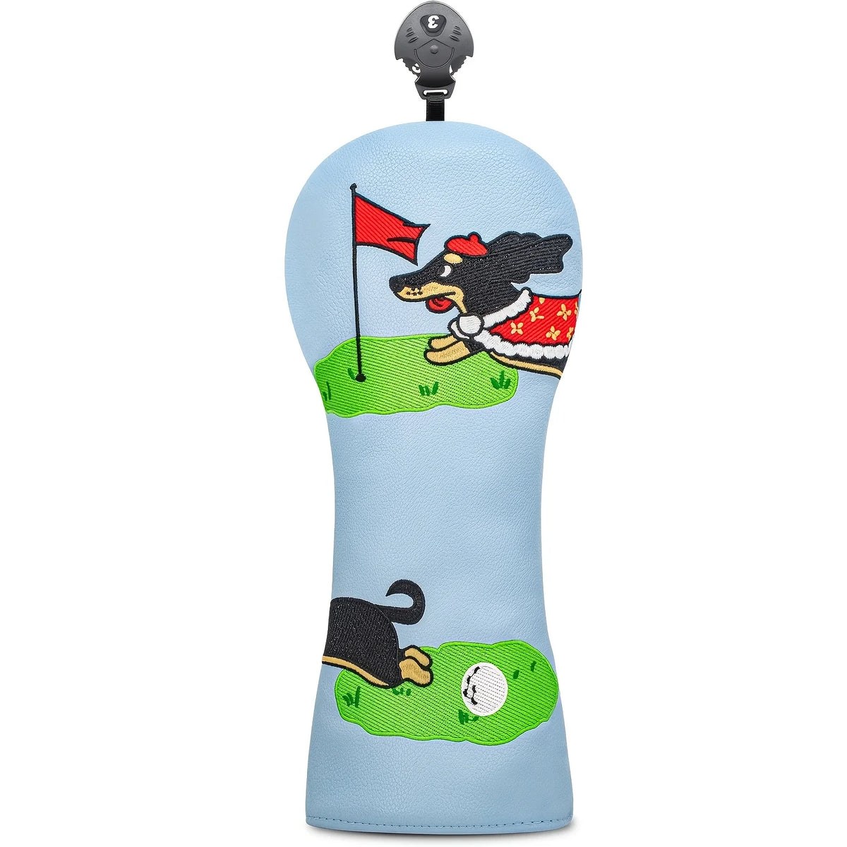 ダックスフンド プリンスデザイン ゴルフヘッドカバー